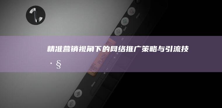 精准营销视角下的网络推广策略与引流技巧